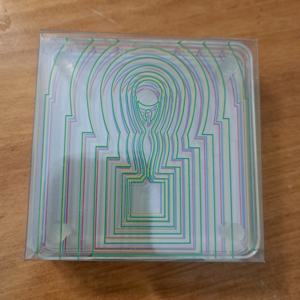 Colorful Geometric Acrylic Block